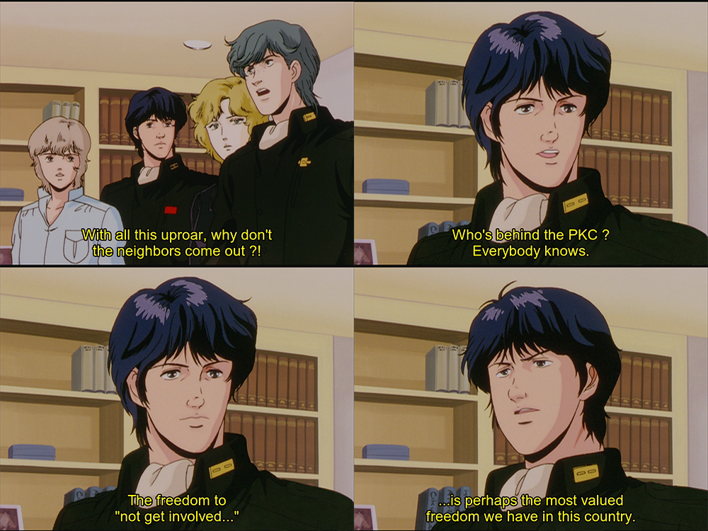 Legend of the Galactic Heroes E03 Freedom to Not get Involved