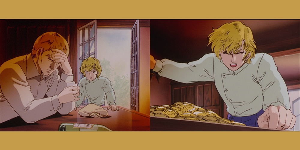 Legend of the Galactic Heroes Episode 04 Reinhard's Dad sells Annerose
